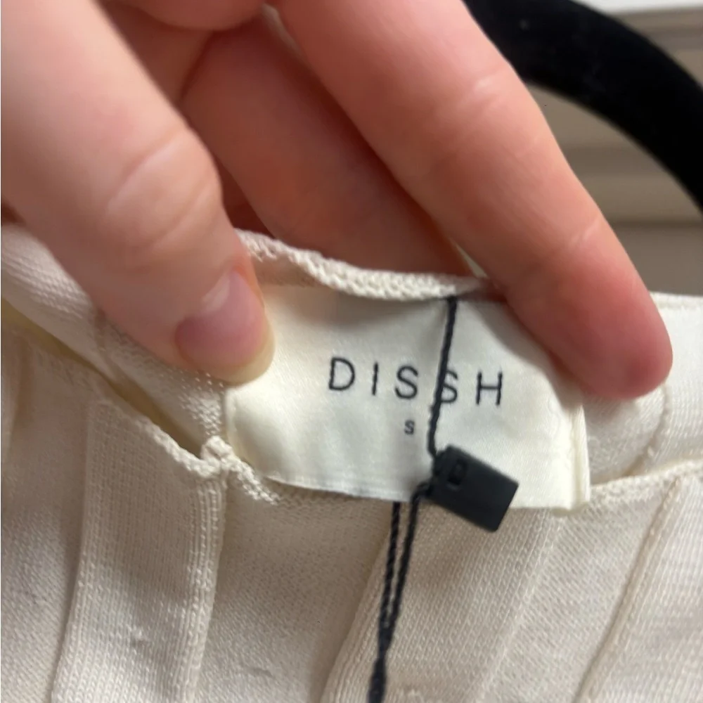 DISSH LOE CREAM SLEEVELESS KNIT TOP - Picture 4 of 6